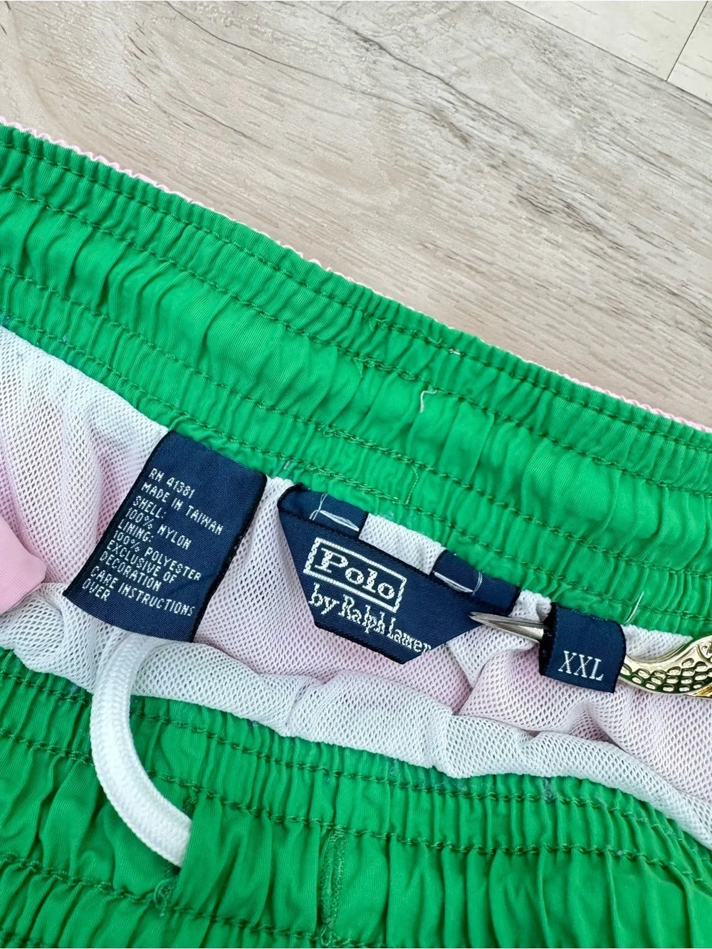 VTG POLO SPORT RALPH LAUREN NYLON SWIM TRUNKS Sz XXL
